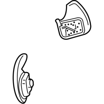 BMW 61315A43C50 KIT SHIFT PADDLES