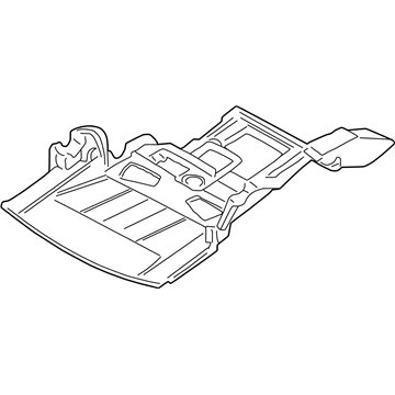 BMW 51718268344 Engine Compartment Screening