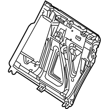 BMW 52208099686 Frame, Backrest Left