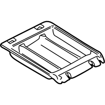 BMW 51168161610 Center Armrest Tray