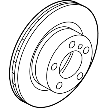 2016 BMW M3 Brake Disc - 34112284806