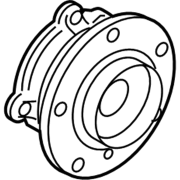 BMW 31202284235 Wheel Hub With Bearing, Front