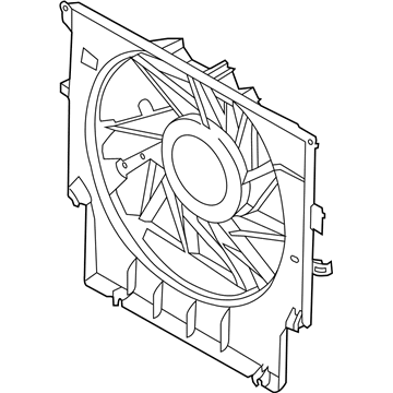 BMW X3 Fan Shroud - 17427601677