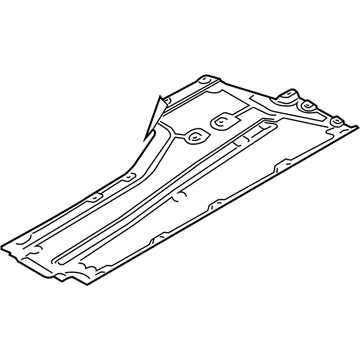 BMW 51757374691 Underbody Panelling, Side Left