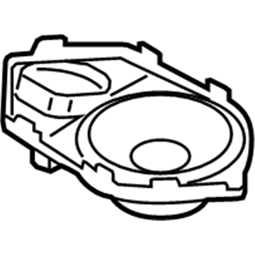 BMW 65139237280 Speaker Carrier, Instrument Panel