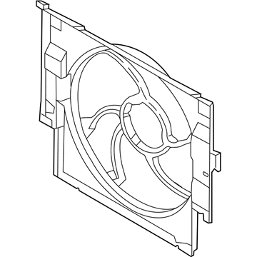 BMW 67327850474 Fan Shroud