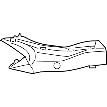 BMW 51747205943 Air Brake Channel Left