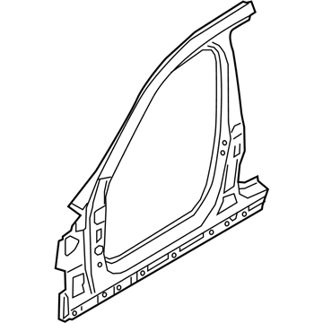 BMW 41007413247 Column A Exterior, Left