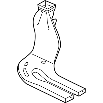 BMW 51477008956 Heater Duct, Rear, Right Front