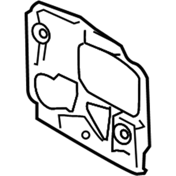 BMW 51487336286 Sound Insulation, Bulkhead, Right