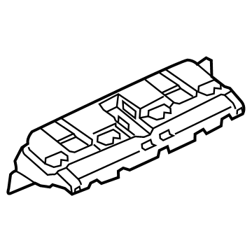 BMW 51127420658 MOUNT, BUMPER, REAR CENTER