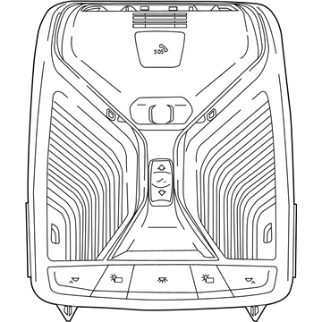 BMW 61315A5A537 HEADLINER CONTROL MODULE