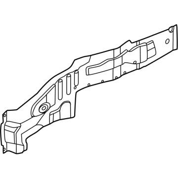 BMW 41118844272 END PLATE, SIDE MEMBER, RIGH