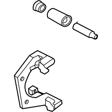 2015 BMW 750Li xDrive Brake Caliper Bracket - 34216790189