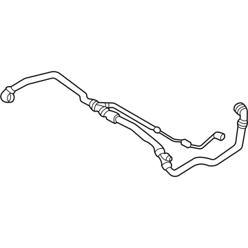 BMW 17129845508 HOSE COOLANT RADIATOR INTAKE