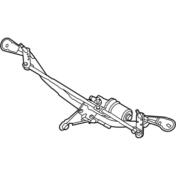 BMW 61618498663 LINKAGE FOR WIPER SYSTEM WIT