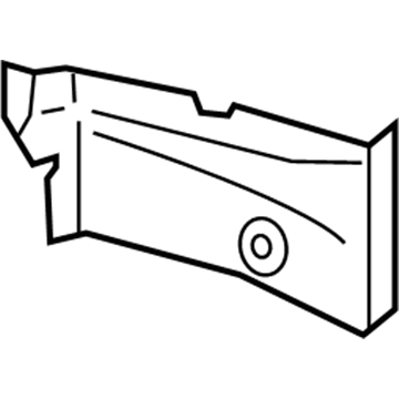 BMW 41007439040 Extension For Rear Right Wheel Well