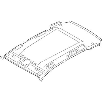 BMW 51437409368 Headlining, Lift-Up & Slide-Back Sunroof