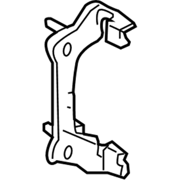 BMW 745Li Brake Caliper Bracket - 34116753671