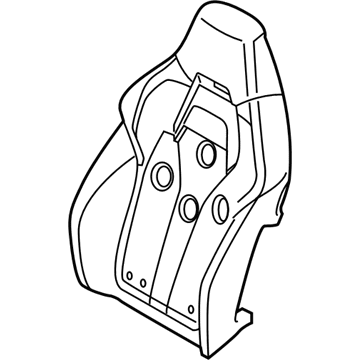 BMW 52108060742 Foam Section, Comfort Backrest, Right