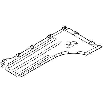 BMW 51757424881 Undershield, Side, Front Left