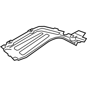 BMW 51128091980 Underbody Panelling Rear Right