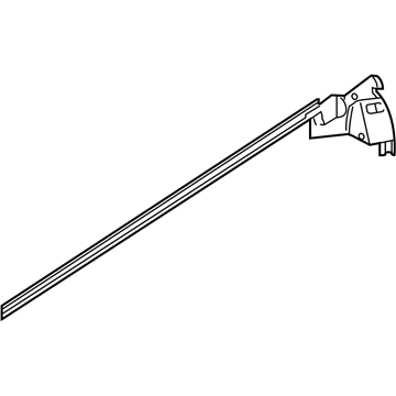 BMW 51337457961 Window Cavity Seal Rear Left