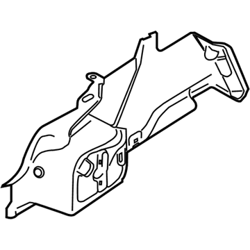 BMW 51479177139 Panel Wheel Housing Part.Trunk Left