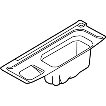 BMW 51477222132 Luggage Compartment.Indentation Trim Panel