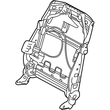 BMW 52109154981 Backrest Frame, Electric, Driver