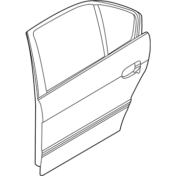 BMW 41528223892 Door, Rear Right