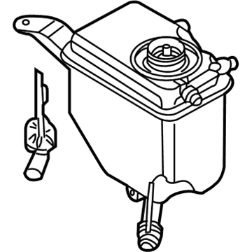 BMW 528i Coolant Reservoir - 17137647284