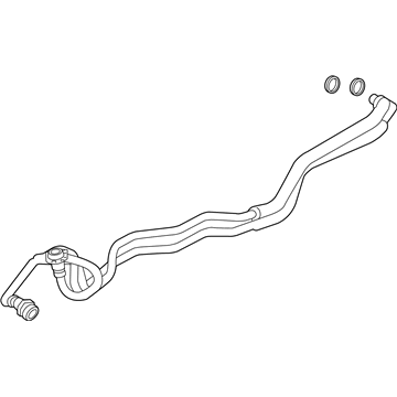 2015 BMW M235i xDrive Oil Cooler Hose - 17227626318