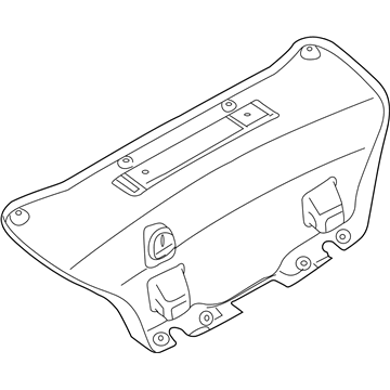 BMW 51498492199 TRUNK LID TRIM PANEL