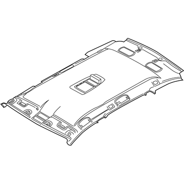 BMW 54137077185 MOLDED ROOF LINING