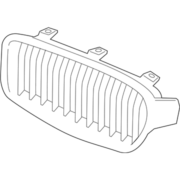 BMW 51137255411 Grille, Front, Left