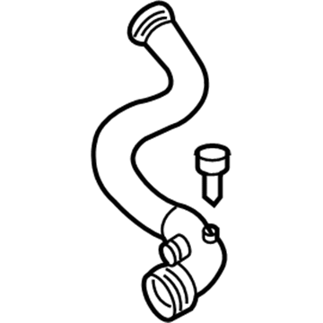 2006 BMW X3 Cooling Hose - 11533400207