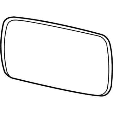 BMW 51168408810 Mirror Glass, Heated, Convex, Right