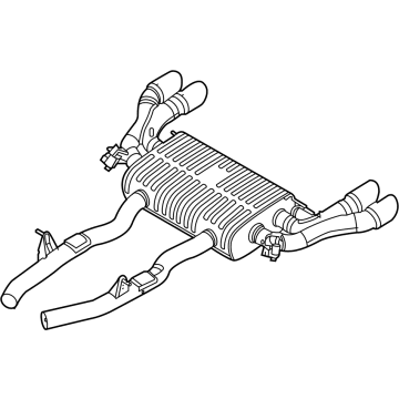 2021 BMW X3 Exhaust Resonator - 18308093532