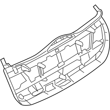 BMW 51497162180 Lower Tail Lid Trim Panel