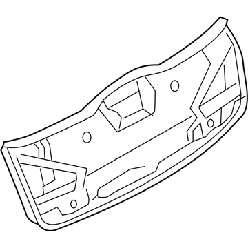 BMW 51487129821 Sound Insulating For Trunk Lid