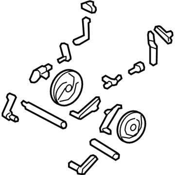 BMW 64119128860 Set Small Parts For Air Conditioner.Adjust.Lever