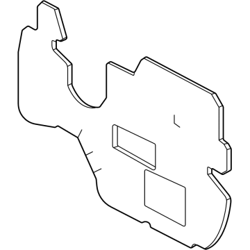 BMW 51417910656 ACOUSTIC NONWOVEN FRONT RIGH