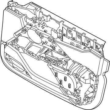 BMW 51415A56897 DOOR TRIM PANEL, FRONT LEFT