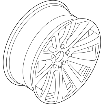 BMW 740Li Alloy Wheels - 36116851075