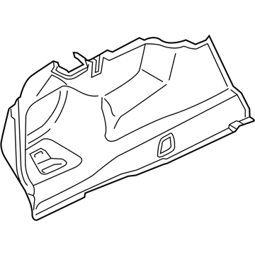 BMW 51477359206 Panel Wheel Housing Part.Trunk Right