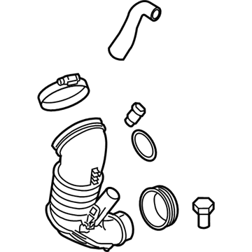 BMW 13717808156 Filtered Air Pipe