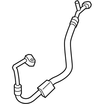 2014 BMW 328i GT A/C Liquid Line Hoses - 64539217375