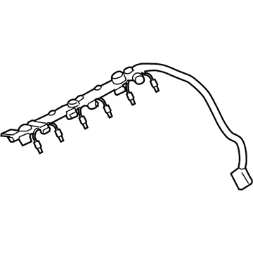 BMW 12518631668 Wiring Harness Injection Valve/Ignition