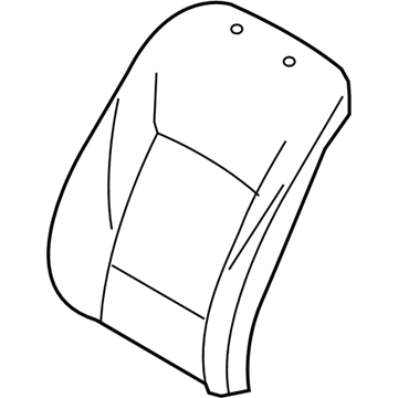 BMW 52107230648 Cover, Basic Backrest Leather